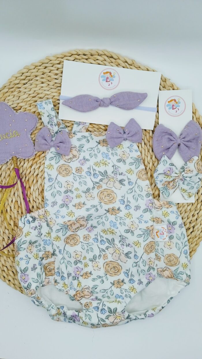 Pack cumpleaños peto Dalia de otoño