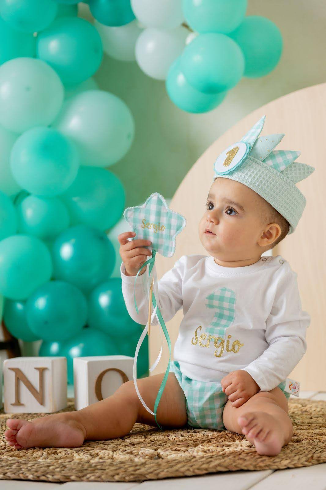 Pack cumpleaños Vichy (corona india)