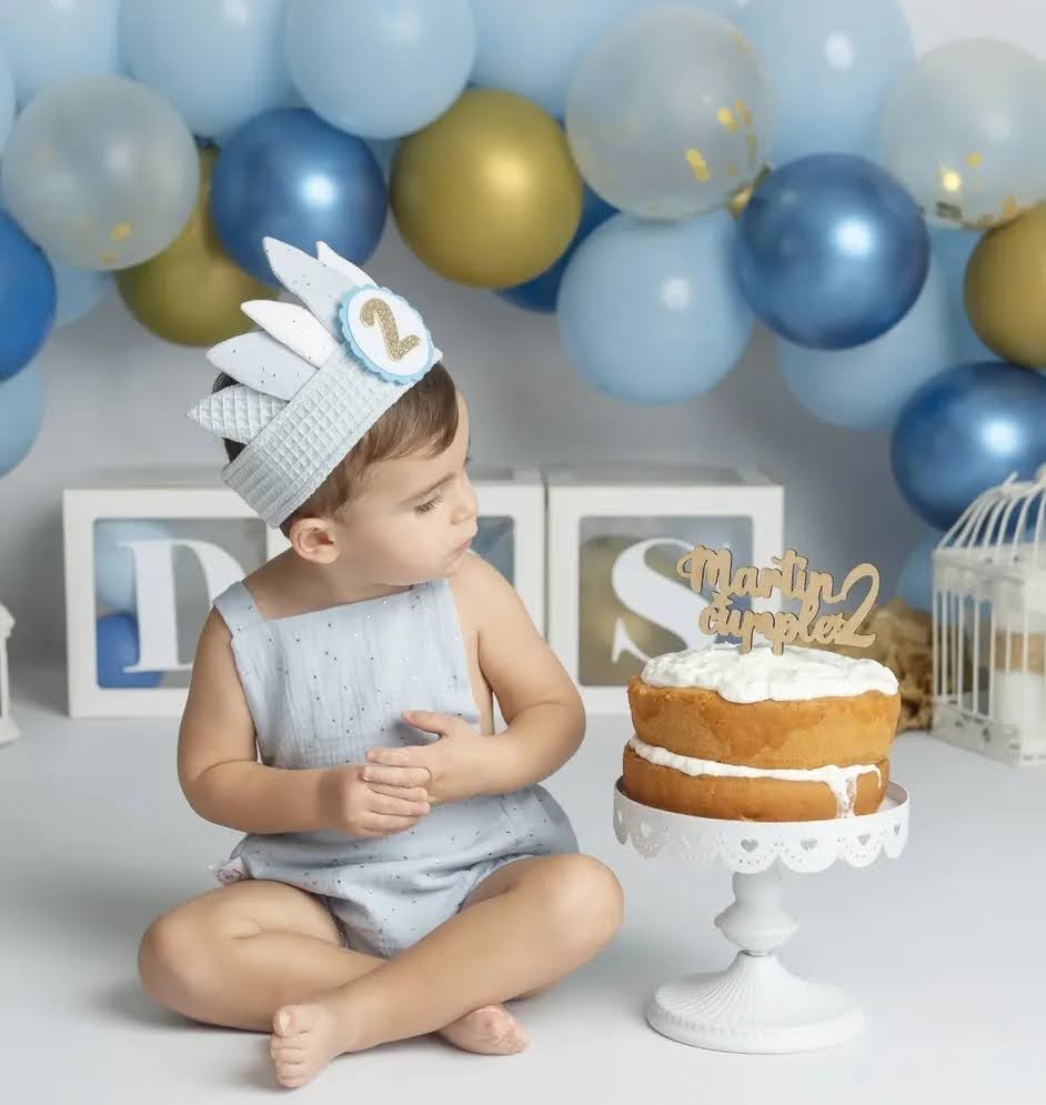 Pack cumpleaños peto doble gasa brilli (Corona India) - Imagen 2