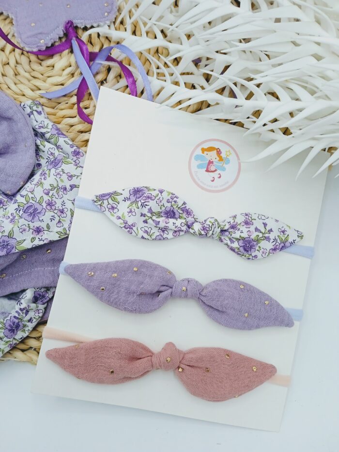 Pack cumpleaños doble volante Flores violeta - Imagen 6