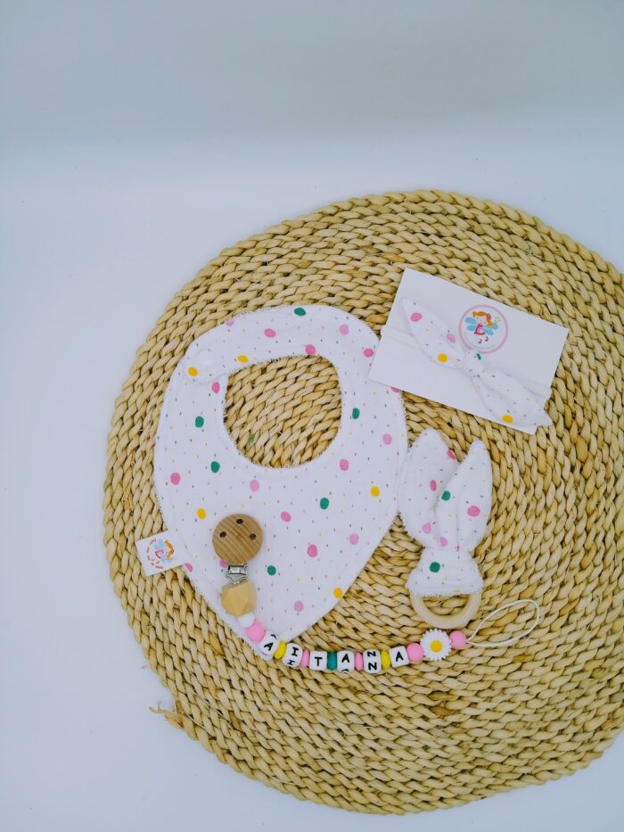 Pack bebé basico Baby girl Confeti - Imagen 7