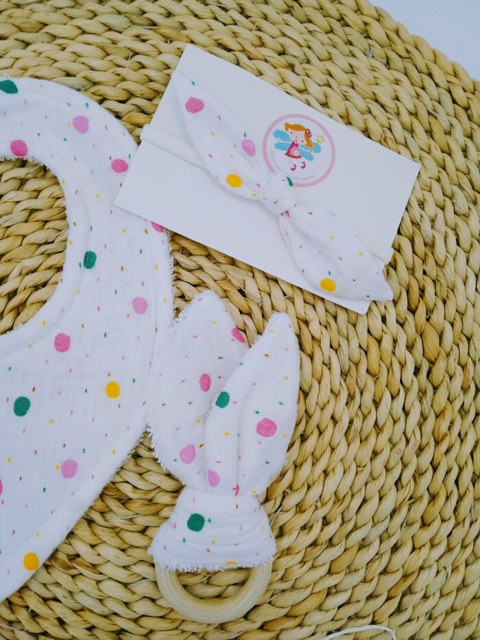 Pack bebé basico Baby girl Confeti - Imagen 3