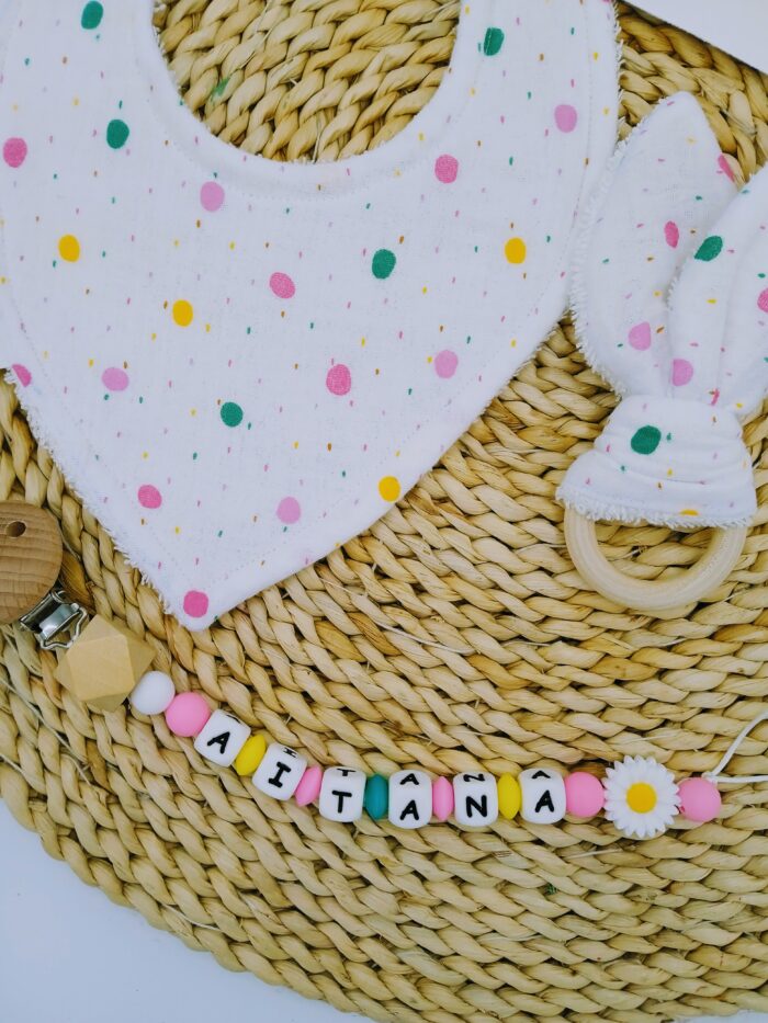 Pack bebé basico Baby girl Confeti - Imagen 4