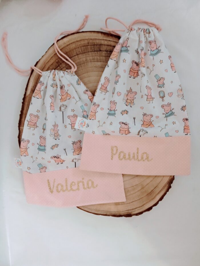 Bolsa multiusos para desayuno y muda PEPPA PIG