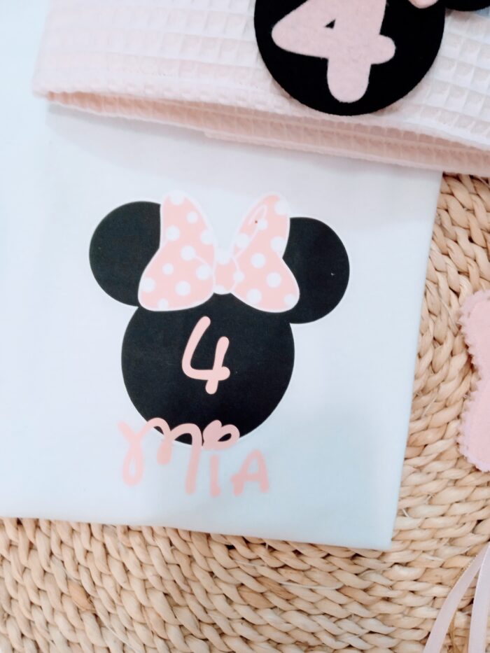 Camiseta cumple minnie - Imagen 3