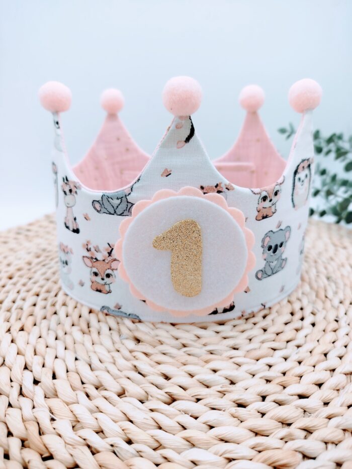 Corona de cumpleaños reversible KOALAS