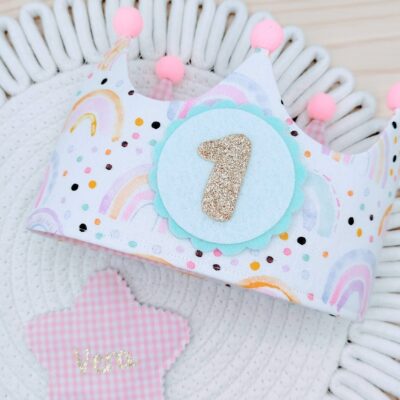 Corona de cumpleaños, ARCOIRIS ACUARELA