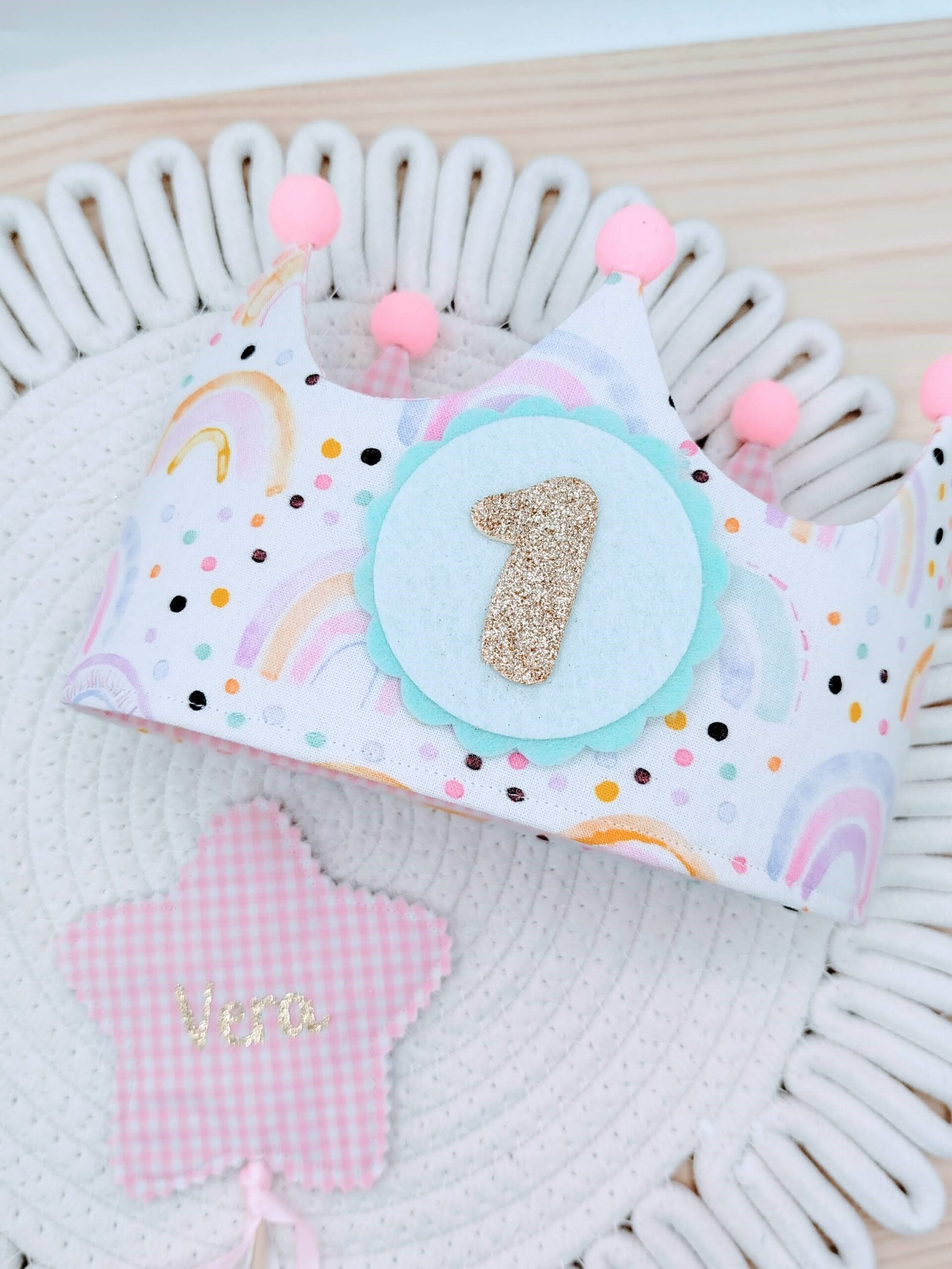 Corona de cumpleaños, ARCOIRIS ACUARELA