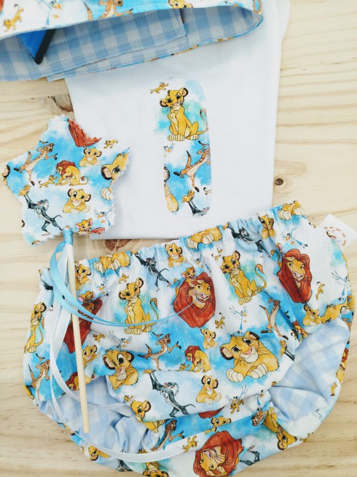 Pack cumpleaños reversible Rey leon - Imagen 2