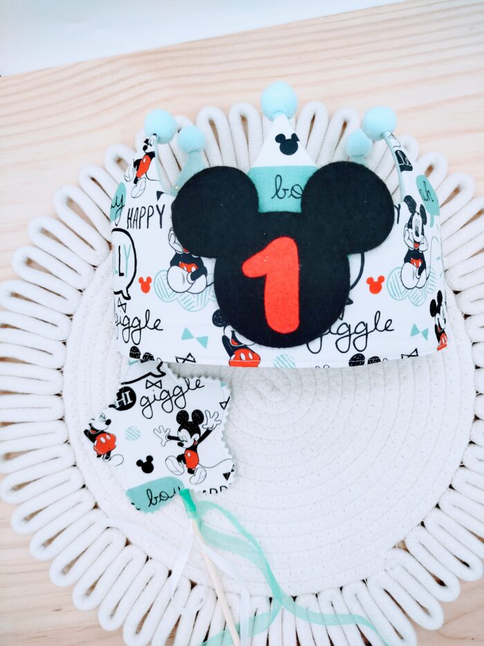 Corona de cumpleaños reversible MICKEY