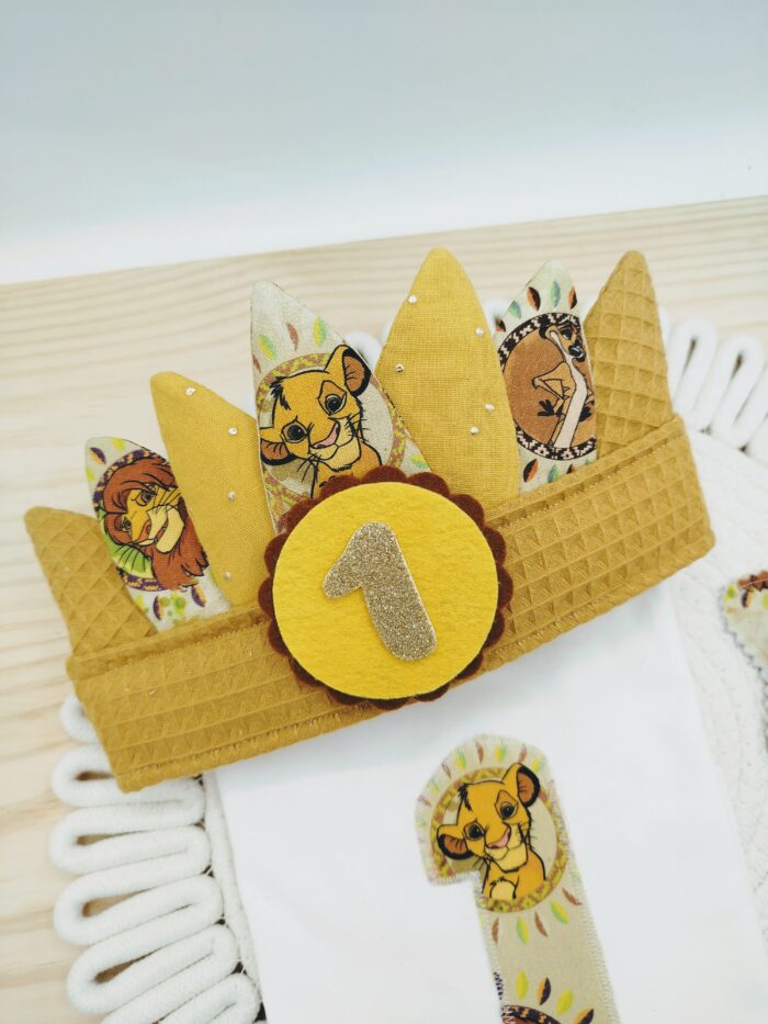 Pack cumpleaños  Rey leon y sus amigos, Corona india - Imagen 5