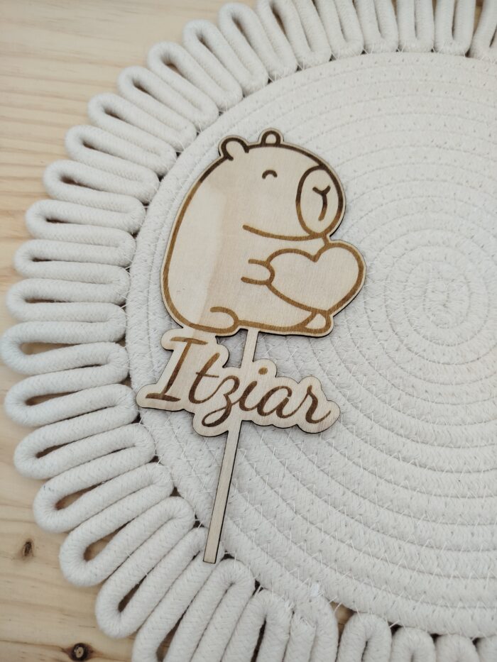 TOPPER MADERA CAPIBARA