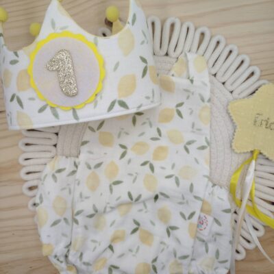 Pack cumpleaños peto limones