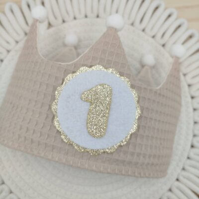 Corona de cumpleaños Waffle