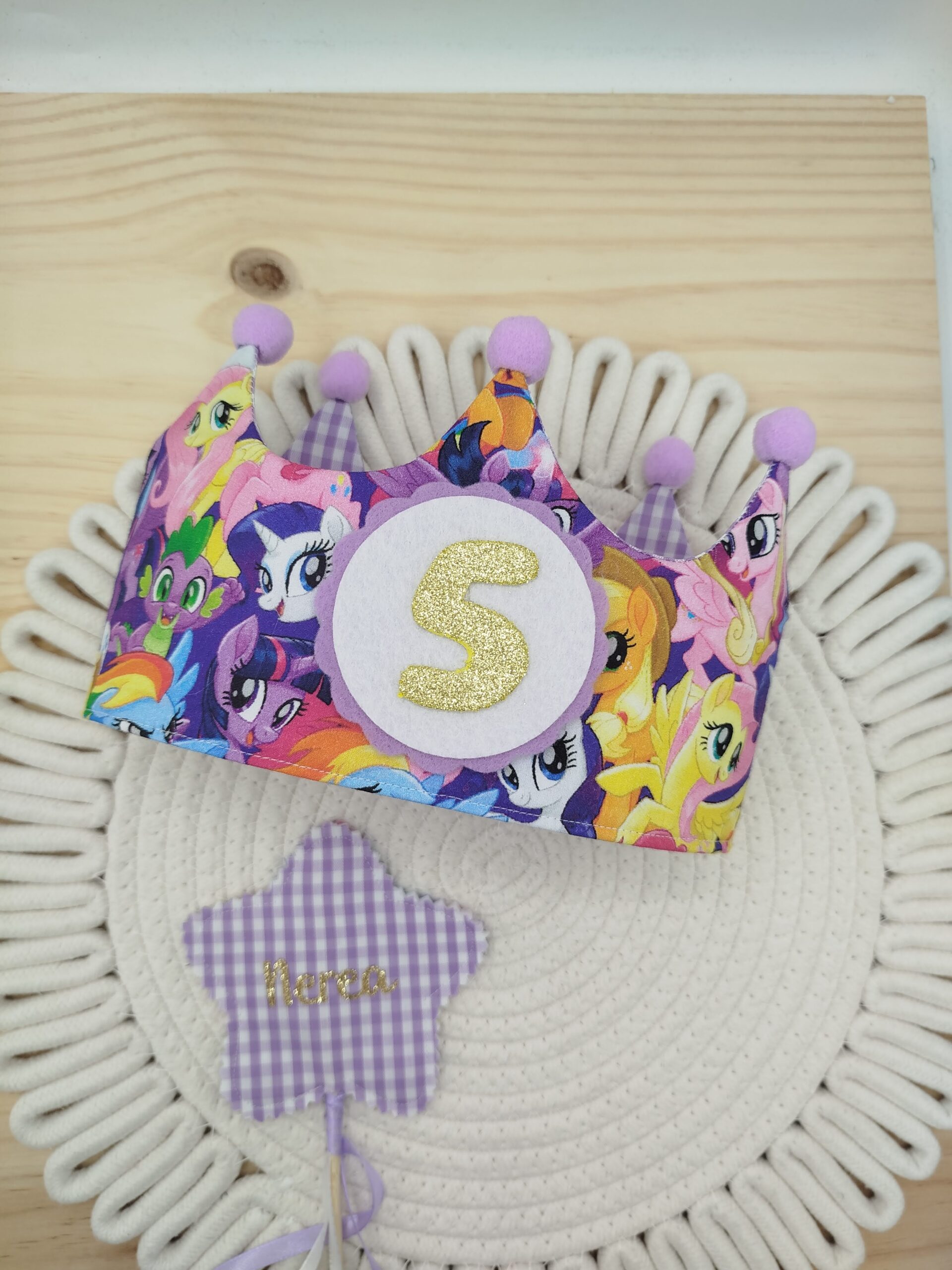 Corona cumpleaños, My little pony - Imagen 3