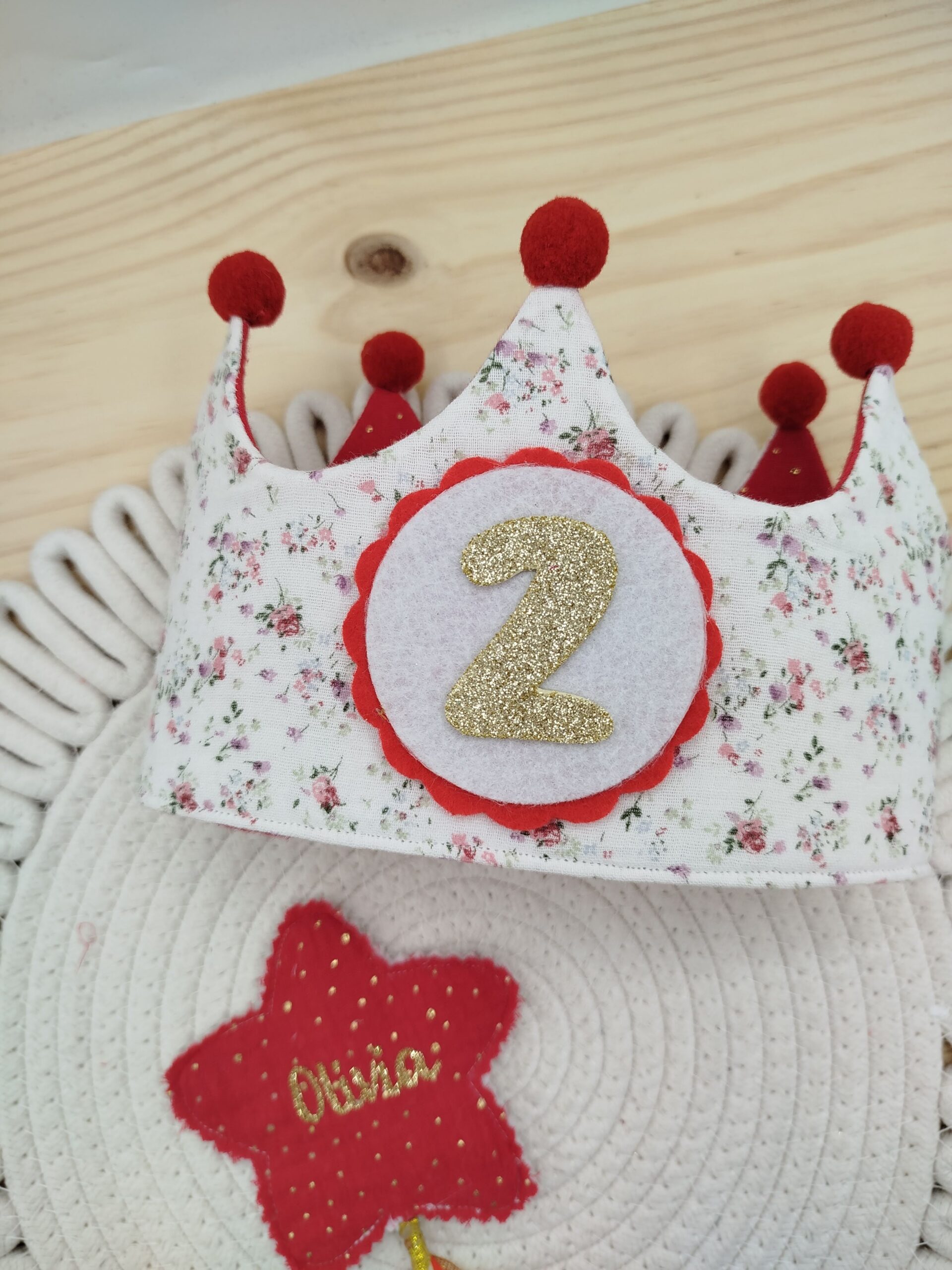 Pack cumpleaños doble volante doble gasa brilli brilli rojo - Imagen 7