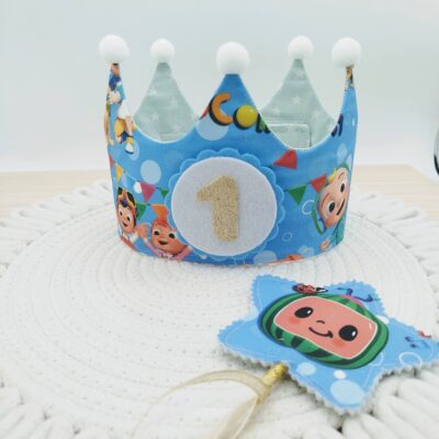 Corona de cumpleaños Coco Melon