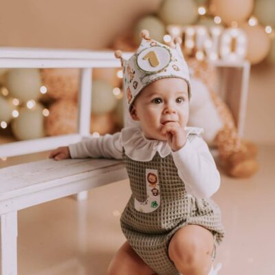 Pack cumpleaños peto Selva en Waffle